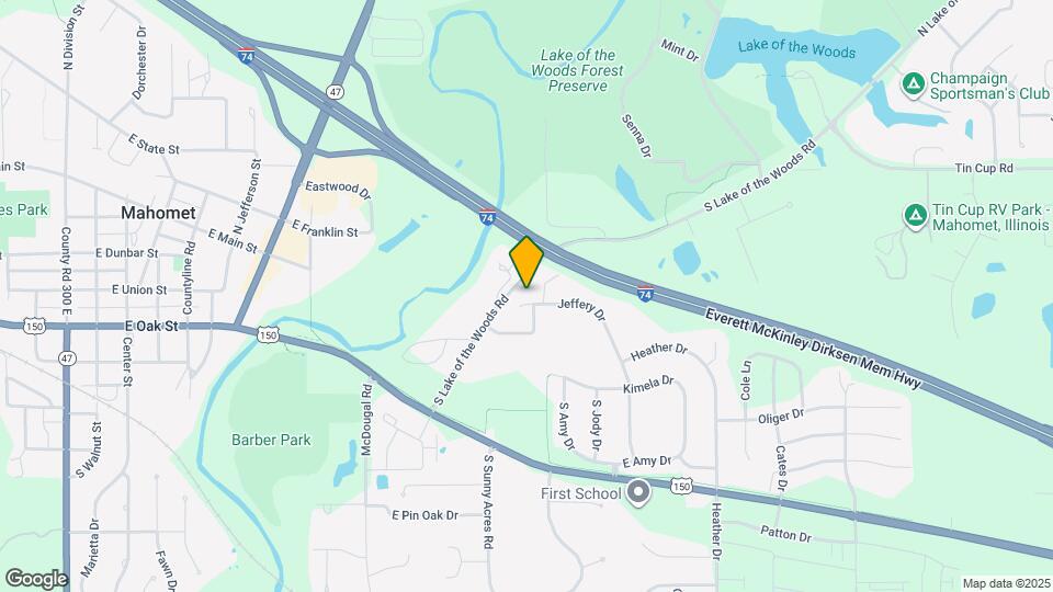 1208 E Jeffery Dr Mapa y Detalles de la Ubicación