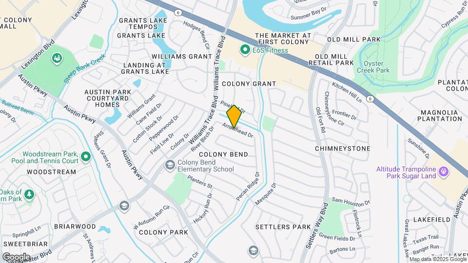 2902 Arrowhead Dr Map and Location Details