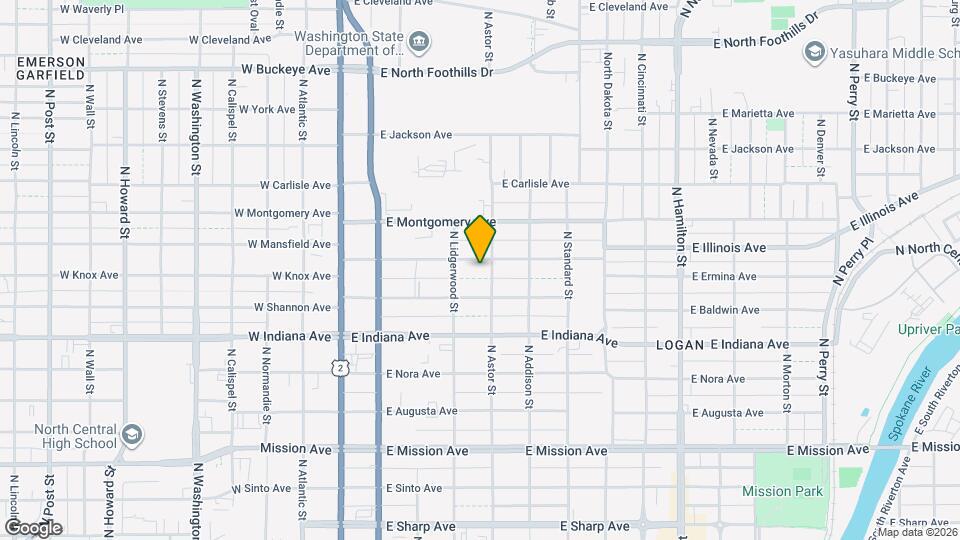 322 E Ermina Ave Map and Location Details