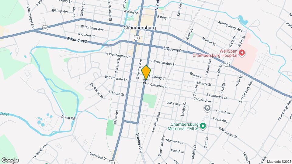 340 S 2nd St Map and Location Details