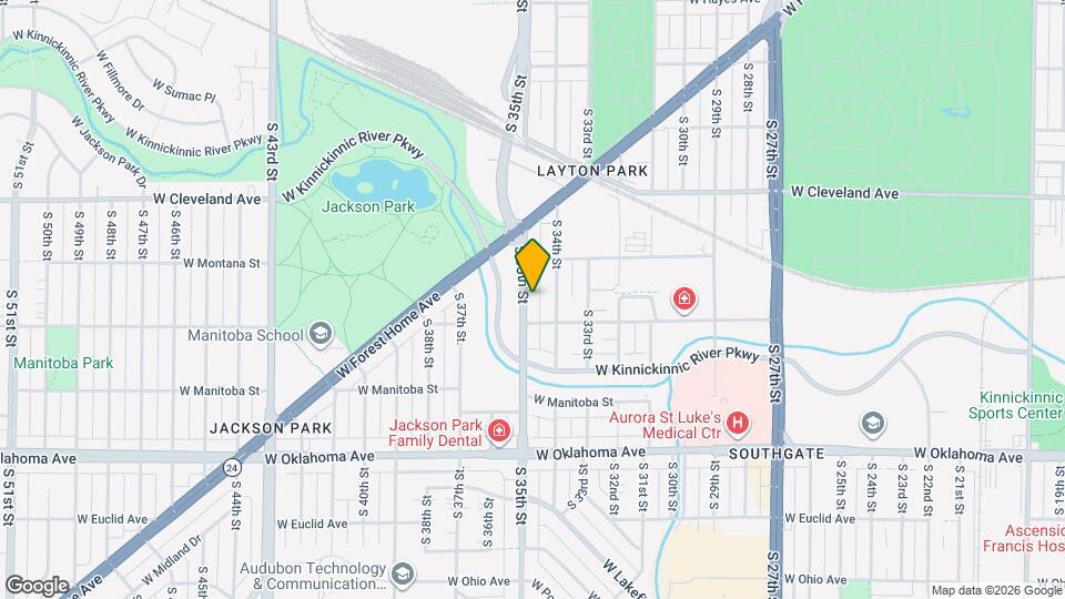 2850 S 35th St Map and Location Details