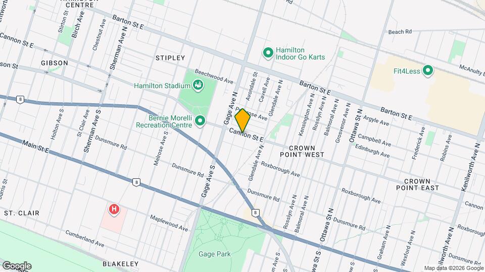 1024 Cannon St E Map and Location Details