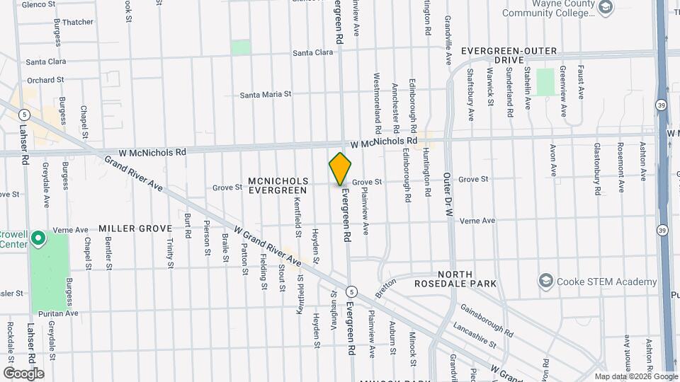 16767 Evergreen Rd Mapa y Detalles de la Ubicación