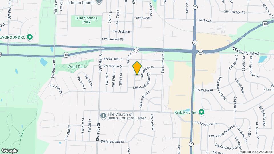 1008 SW 14th St Terrace Map and Location Details