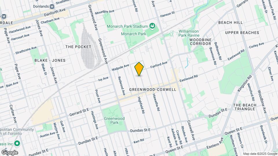 332 Woodfield Rd. Map and Location Details