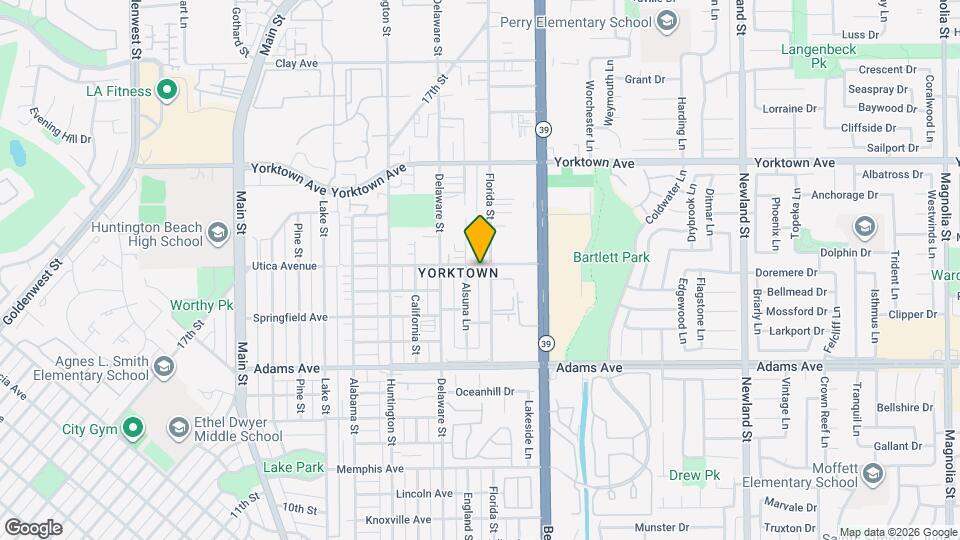 614 Utica Ave Map and Location Details