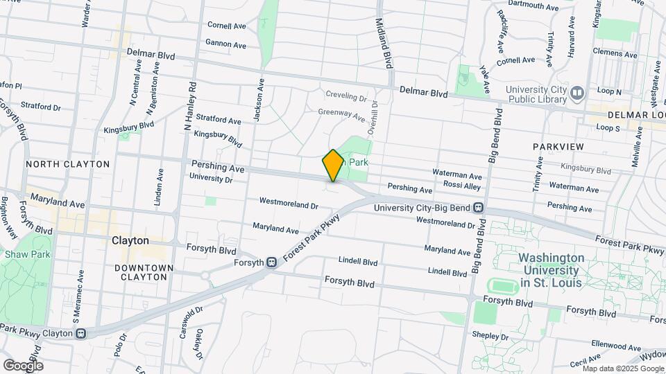 7260 Pershing Ave, Unit 1E Map and Location Details