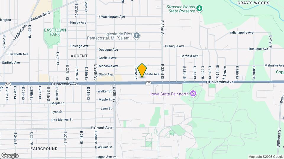3214 E University Ave Map and Location Details
