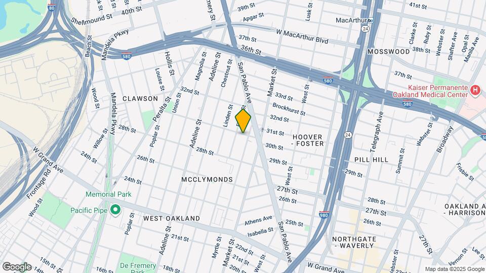 967-969 30th St Map and Location Details