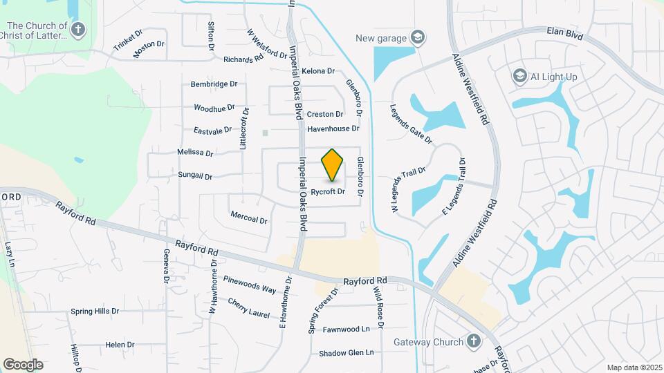 2111 Rycroft Dr Mapa y Detalles de la Ubicación