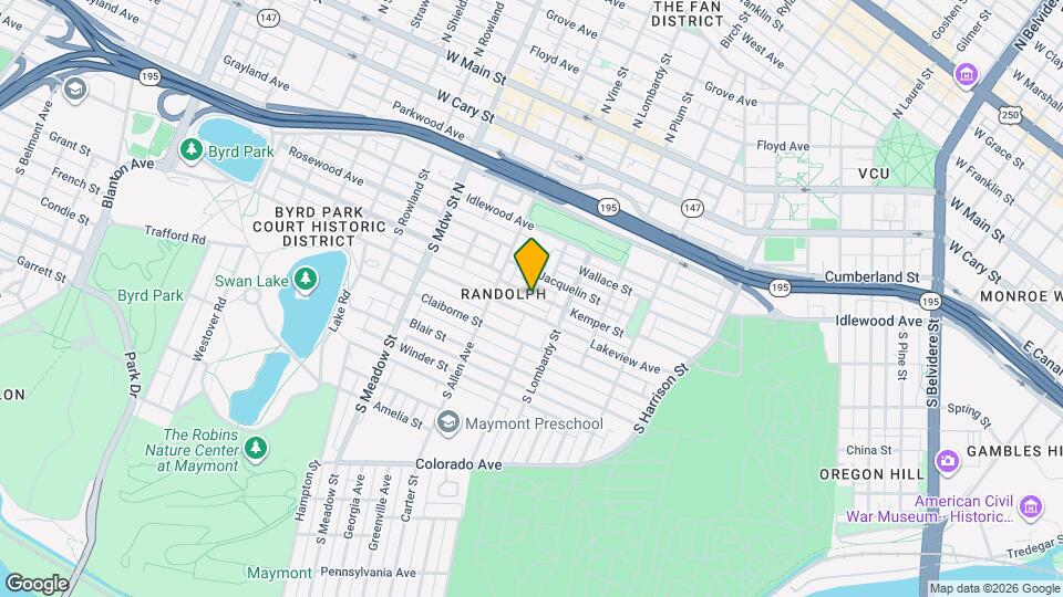 1625 Kemper St Map and Location Details