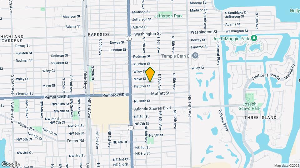 1635 Fletcher St Map and Location Details