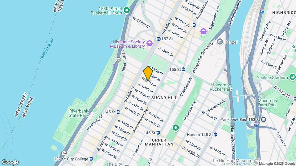 520 W 151st St Map and Location Details