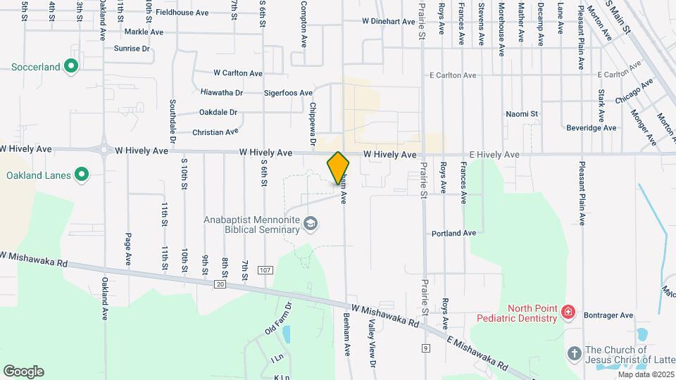 2745 Benham Ave Map and Location Details