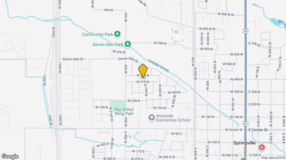 758 W 375 N Map and Location Details