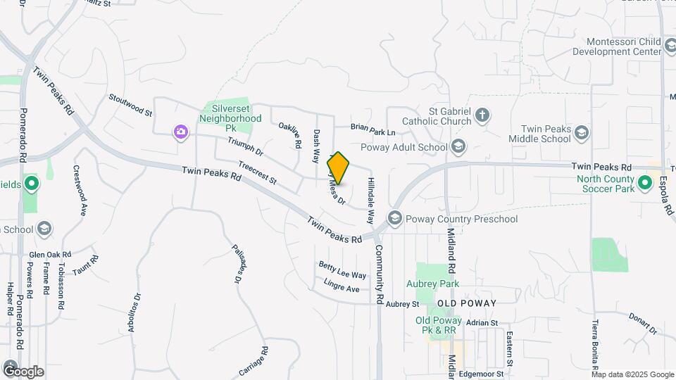 14637 Poway Mesa Dr Map and Location Details