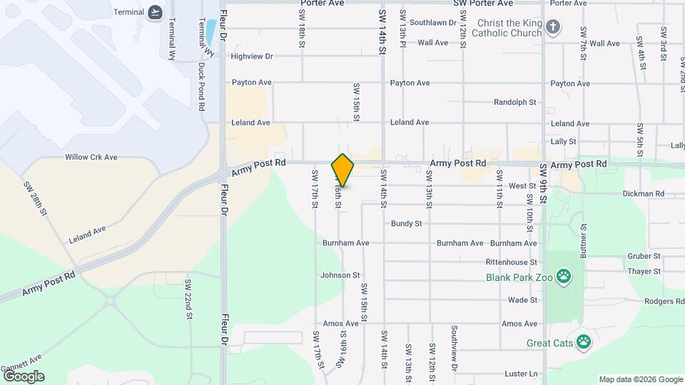 6505 SW 16th St Map and Location Details