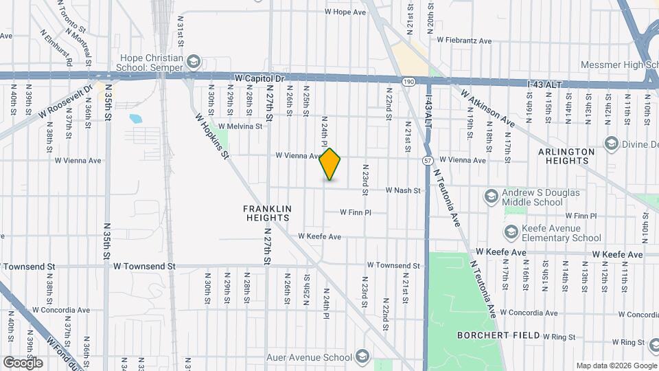 3700 N 24th Pl Map and Location Details