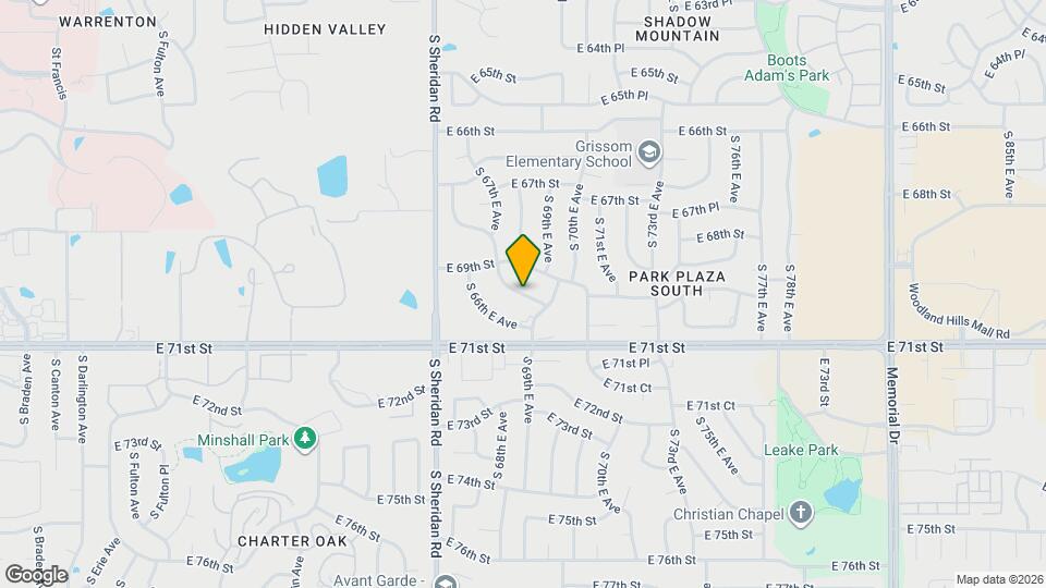 6937 S 67th East Ave, Unit 6937 S 67th East Avenue Map and Location Details