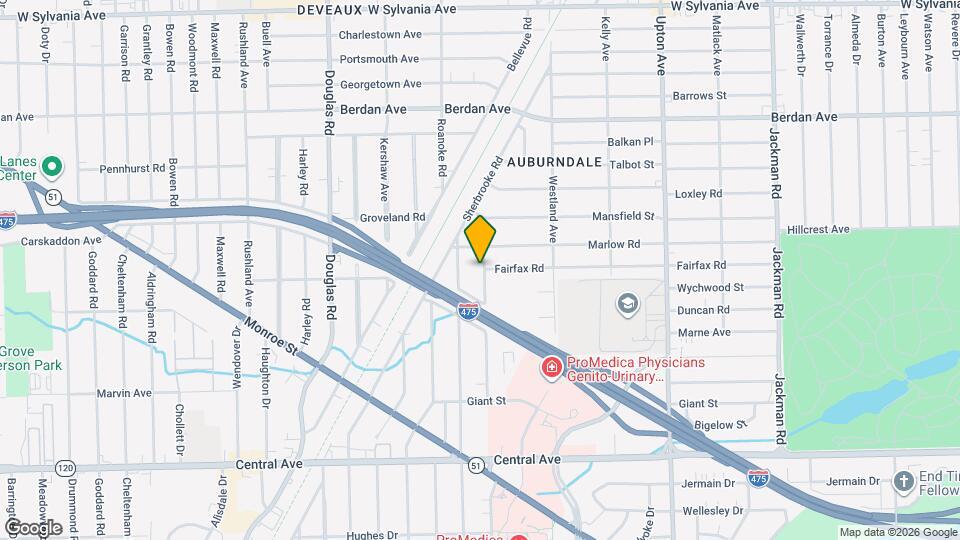 3453 St Bernard Dr Map and Location Details