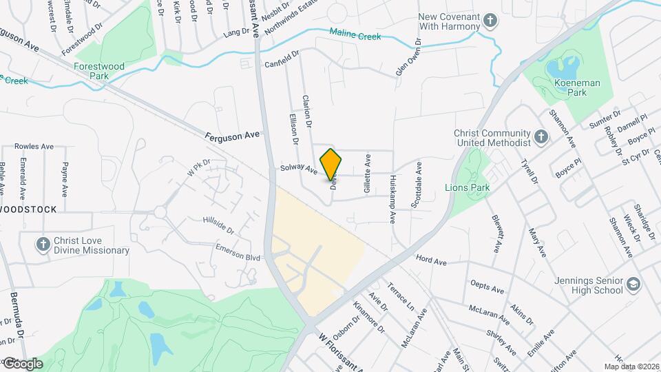 8921 Dever Dr Map and Location Details