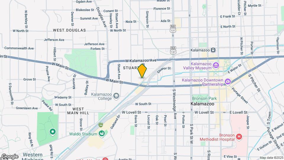 127 Elm St, Unit 1 Map and Location Details