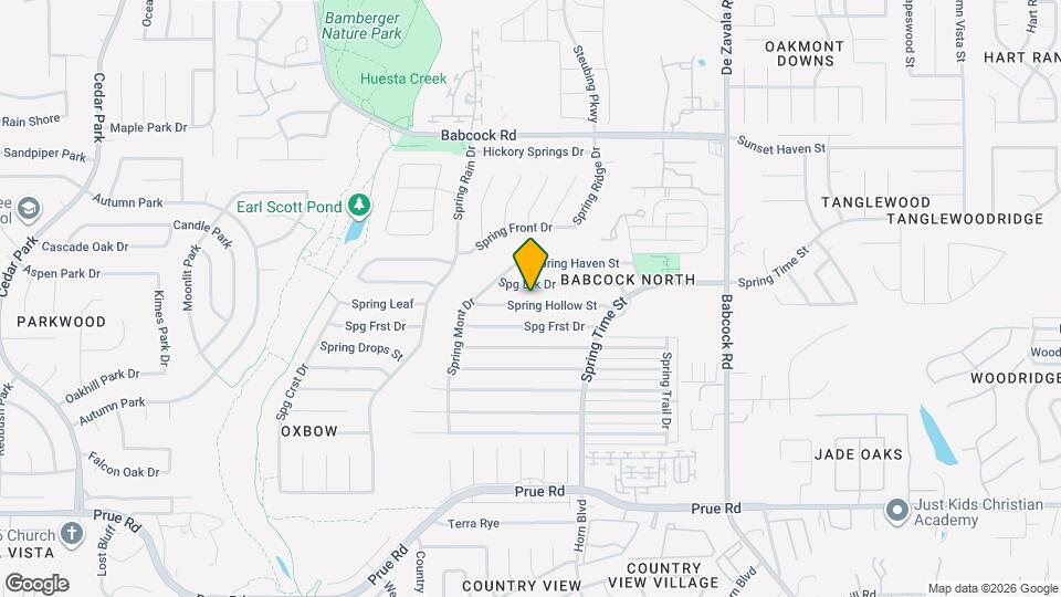 6711 Spring Hollow St Map and Location Details