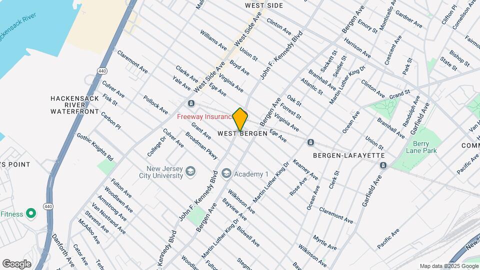 2164 John F. Kennedy Blvd Map and Location Details