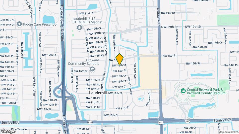 4420 NW 15th St Mapa y Detalles de la Ubicación