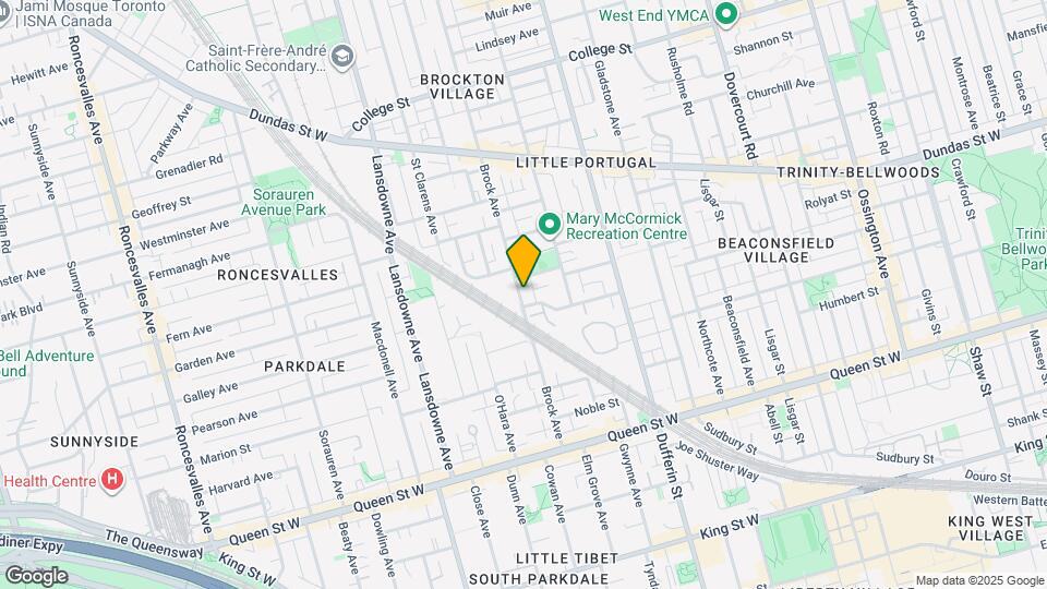 133 Brock Ave Map and Location Details