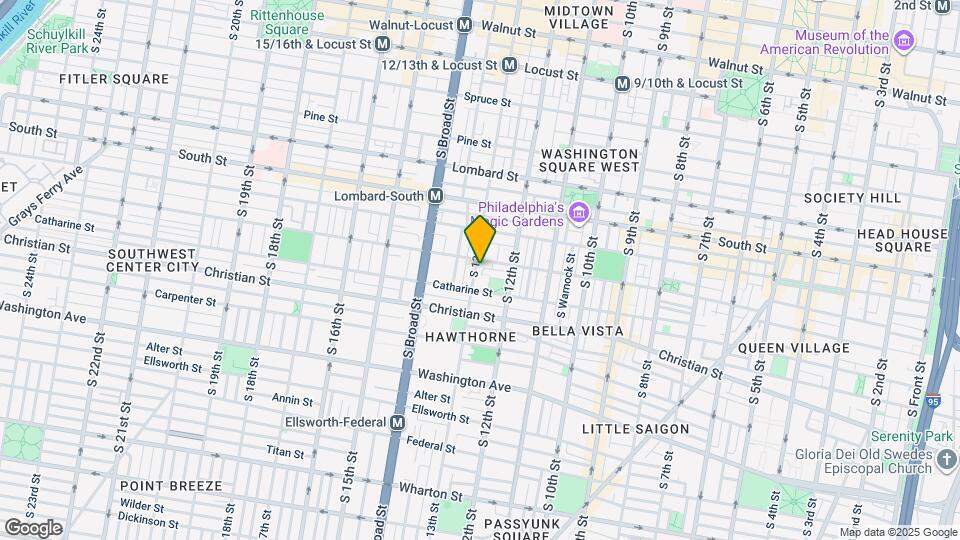 745 S 13th St Map and Location Details