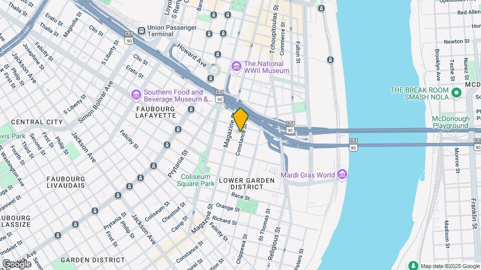 1233 Constance St Mapa y Detalles de la Ubicación