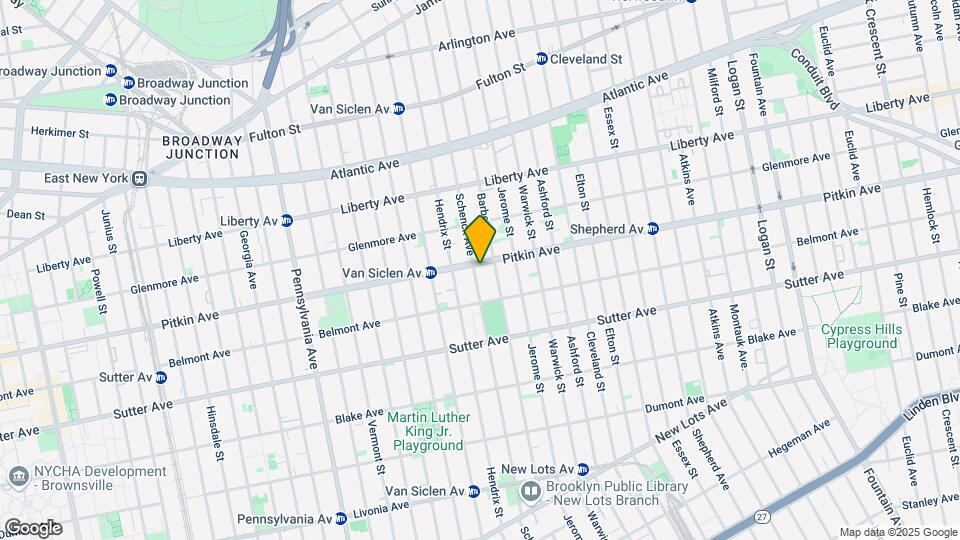 2278 Pitkin Ave Mapa y Detalles de la Ubicación