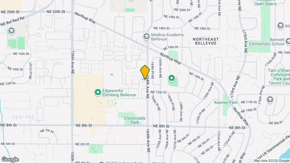 16378 NE 12th Pl Map and Location Details