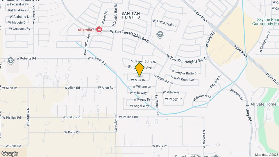 2794 W Mira Dr Mapa y Detalles de la Ubicación