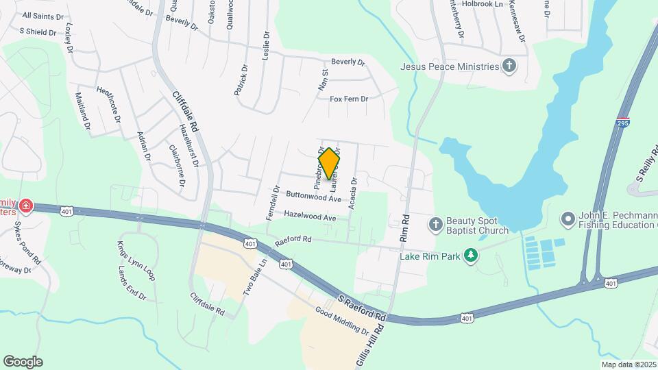 1544 Laurel Oak Dr Map and Location Details