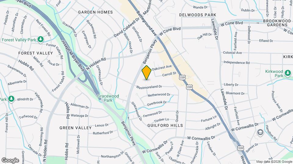 1512 Benjamin Pkwy Map and Location Details