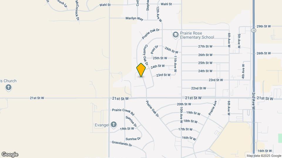 2305 Prairie Oak Dr Map and Location Details