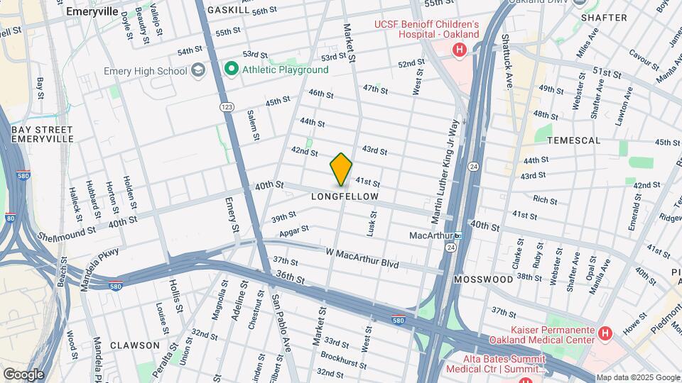 906 40th St Map and Location Details