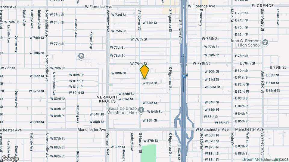 727 W 81st St Map and Location Details