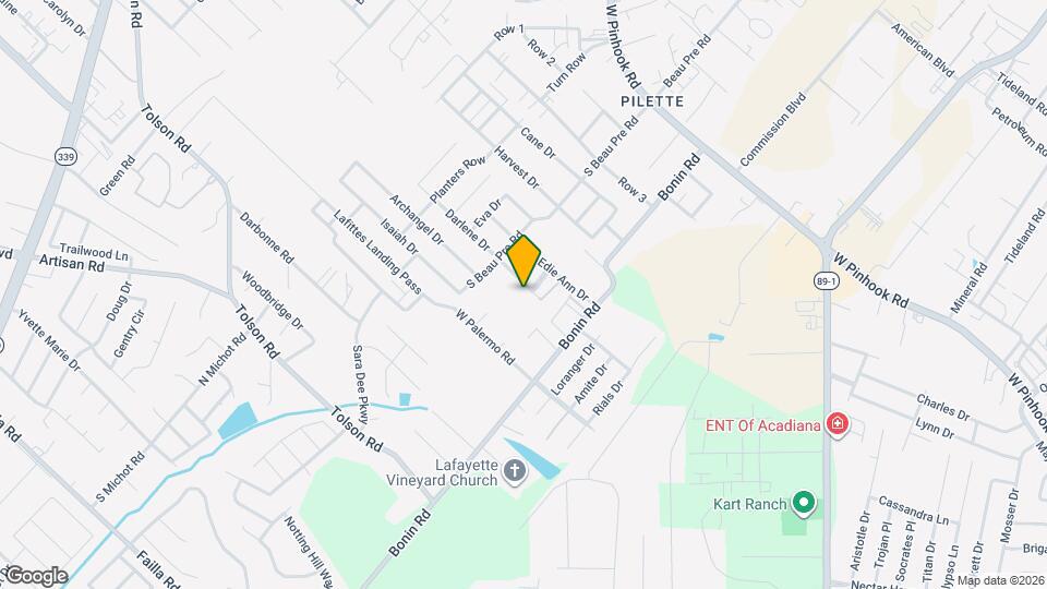 109 Darlene Dr Map and Location Details