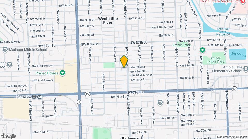 2211 NW 82nd St Map and Location Details