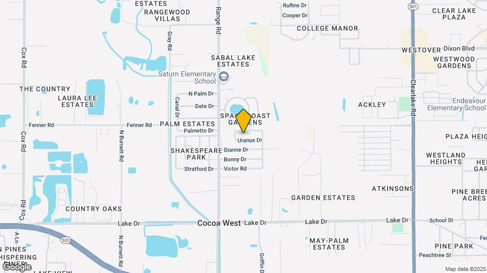 2466 Uranus Dr Map and Location Details