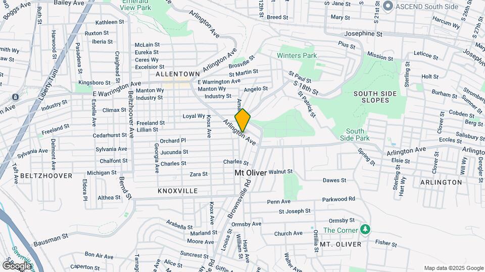 1606 Arlington Ave Mapa y Detalles de la Ubicación