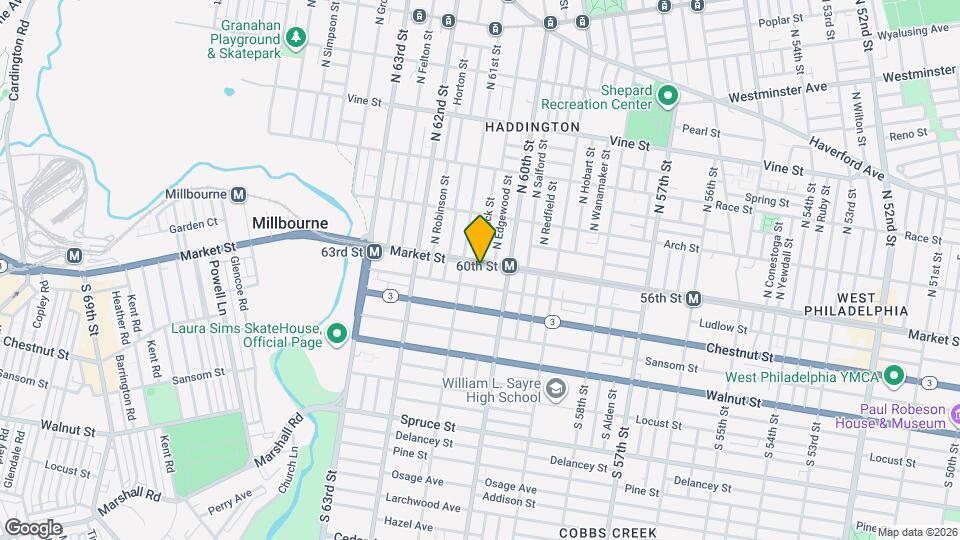 6036 Market St Map and Location Details