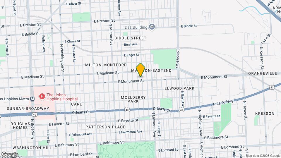 702 N Kenwood Ave Map and Location Details