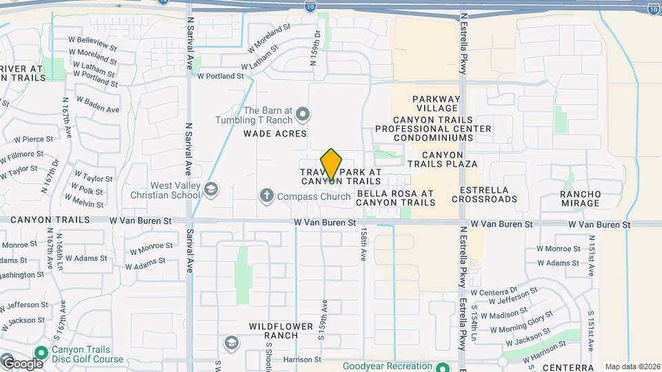 15860 W Polk St Map and Location Details