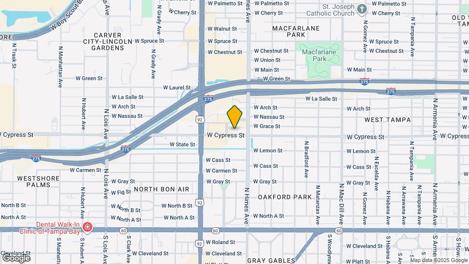 3629 W Cypress St Map and Location Details