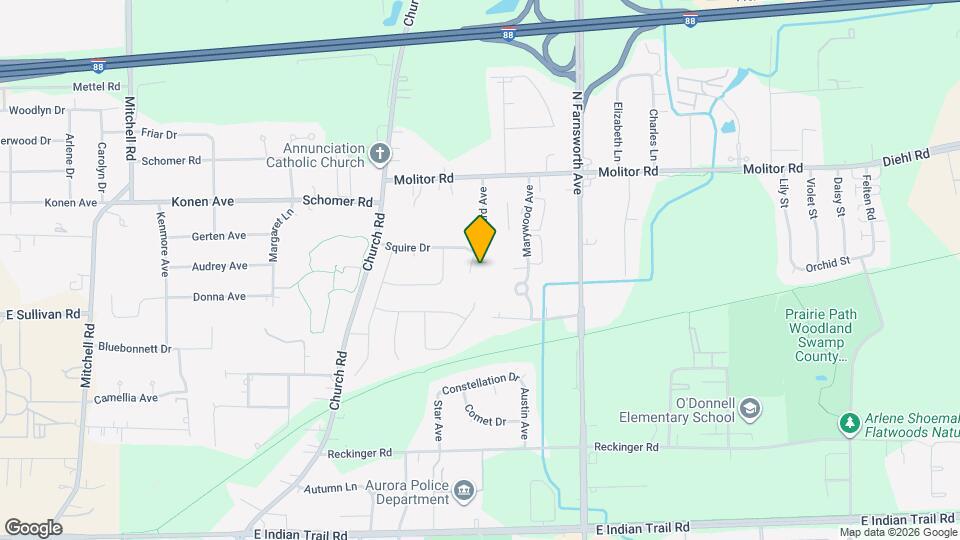 1674 Shamrock Ct Map and Location Details