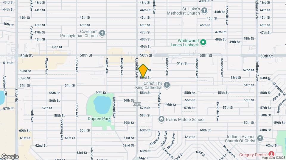 4313 53rd St-Unit -B Map and Location Details